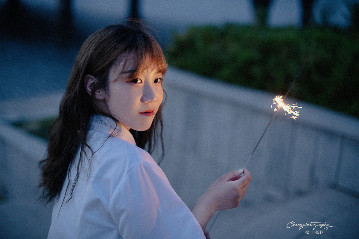 烟花棒写真