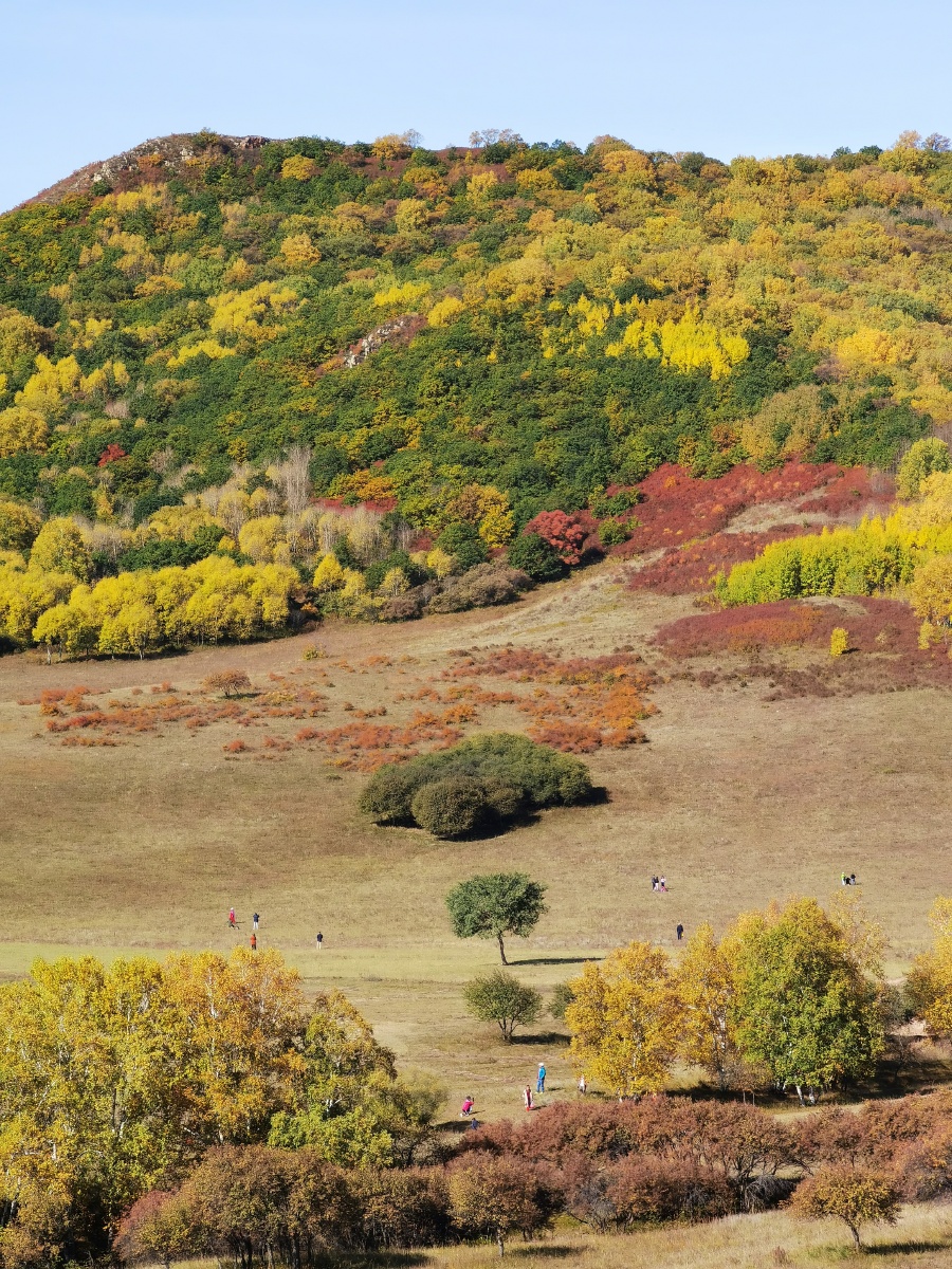 乌兰布统五彩山