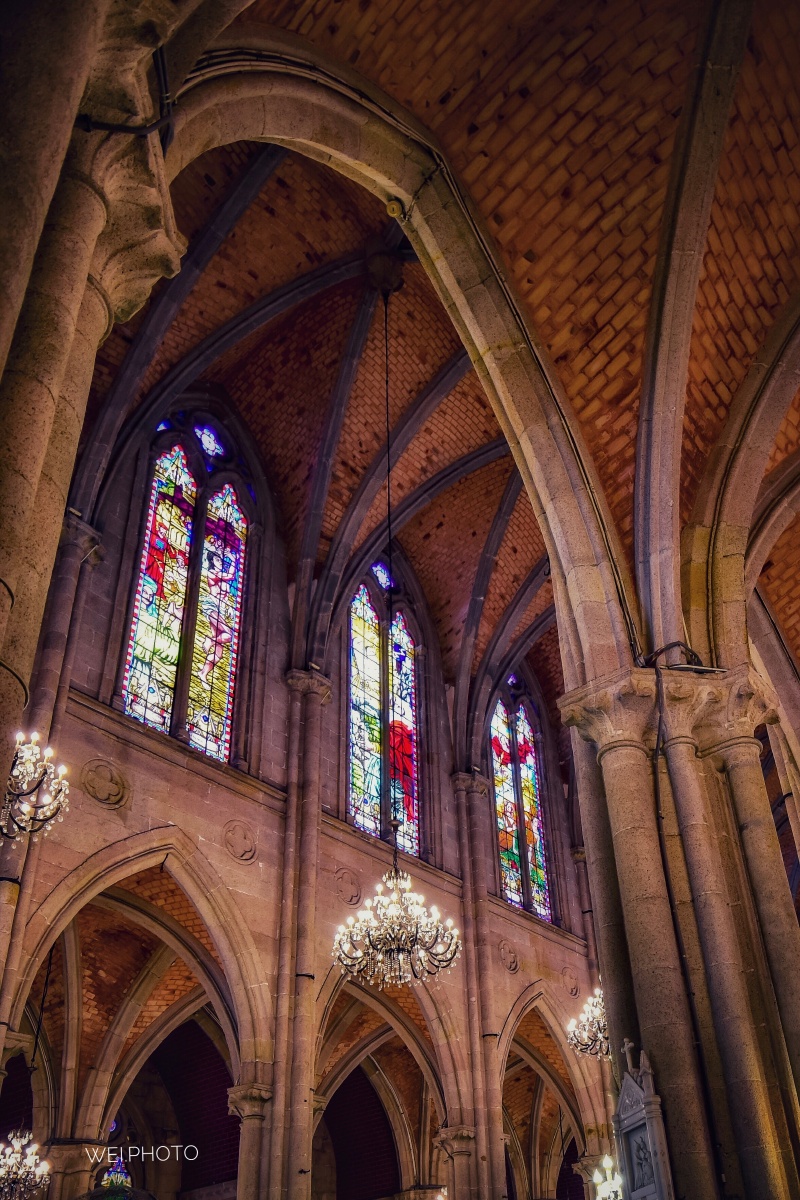 圣心大教堂内部景观据说可比美巴黎圣母院