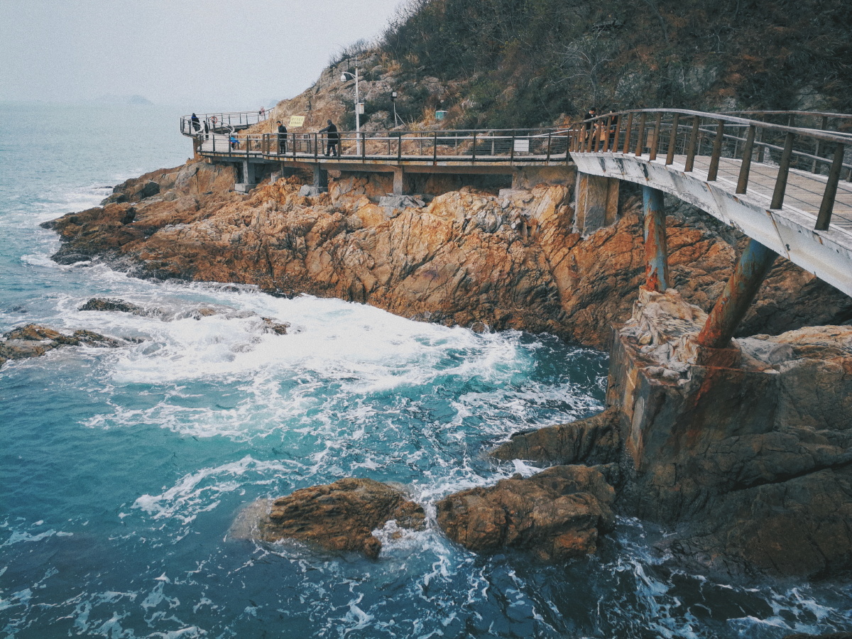 曾经的大梅沙海滨栈道