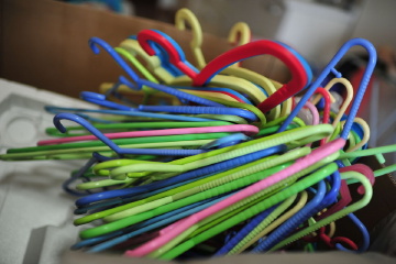 五颜六色的衣架