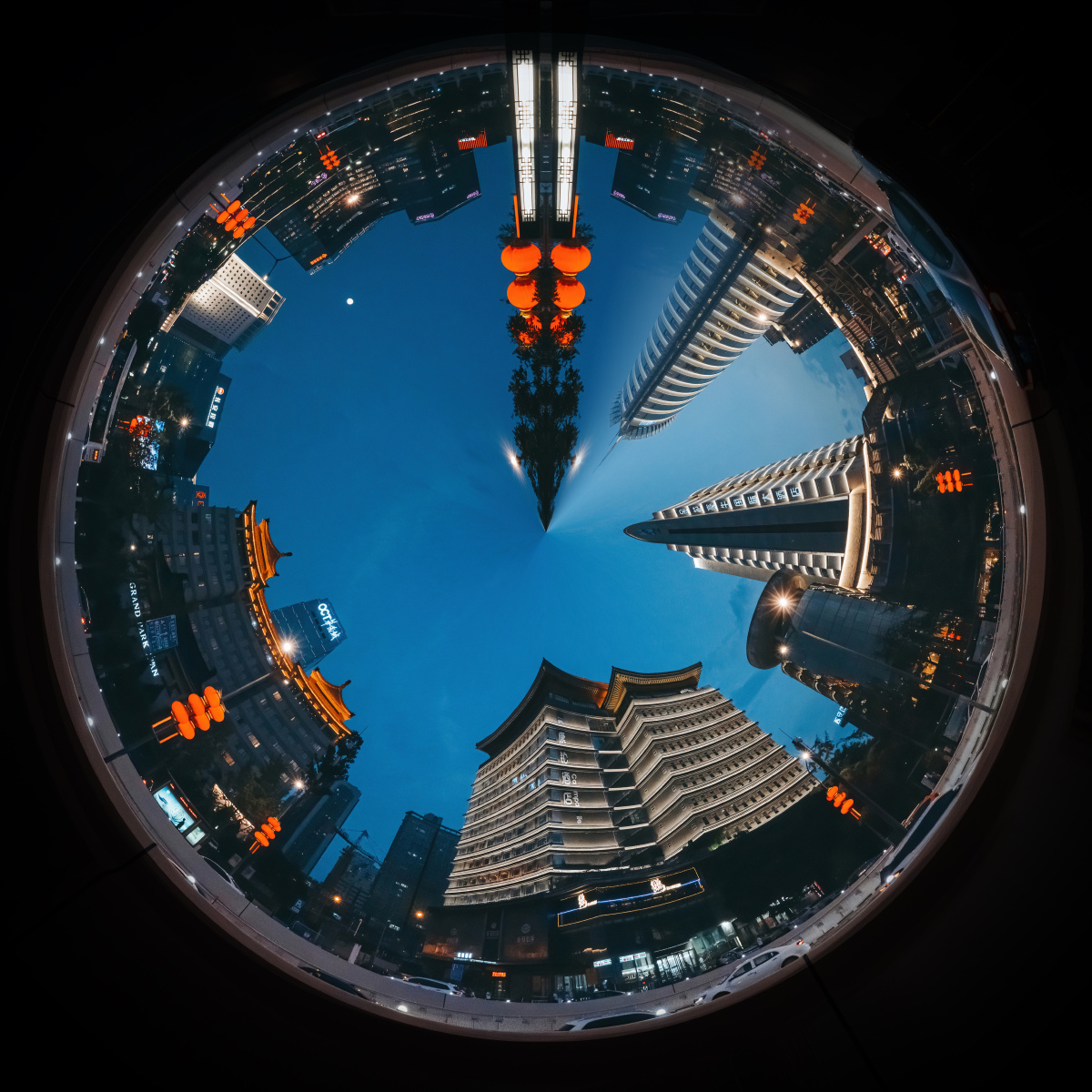 360度全景小行星视角带你领略不一样的西安城墙