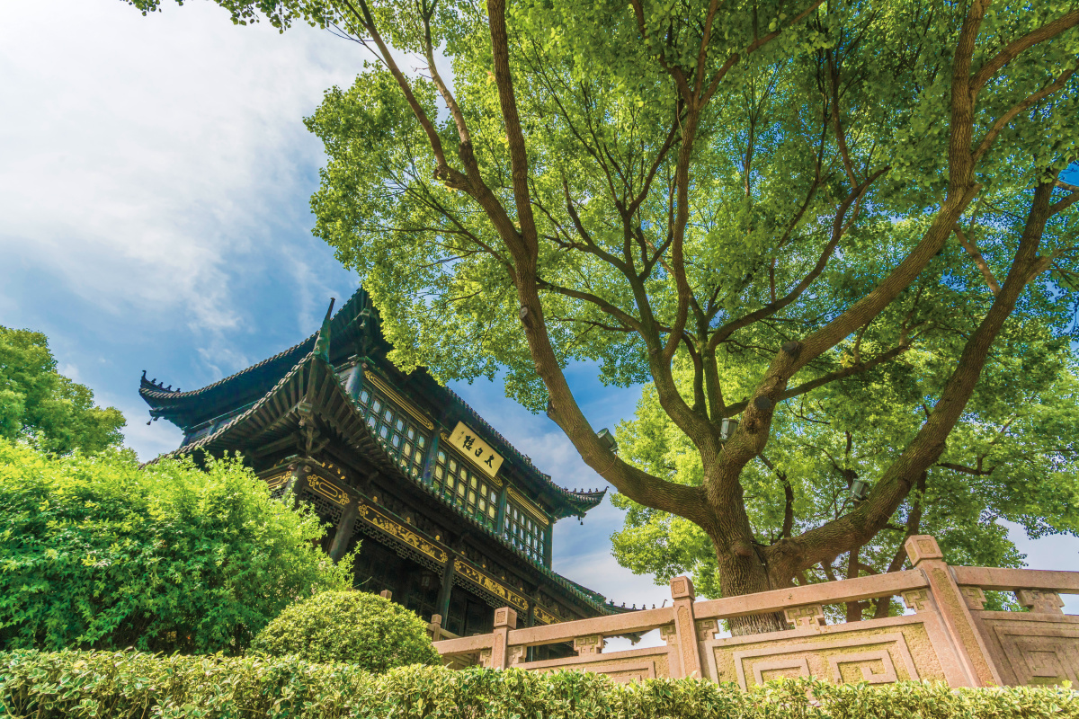 溧阳太白楼风光