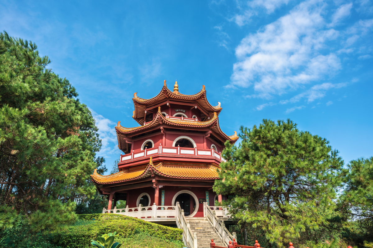 三水孔圣园风光