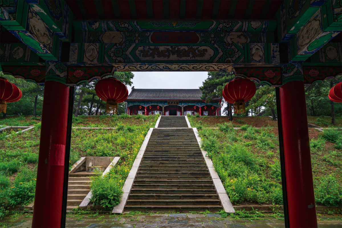 沈阳向阳寺风光