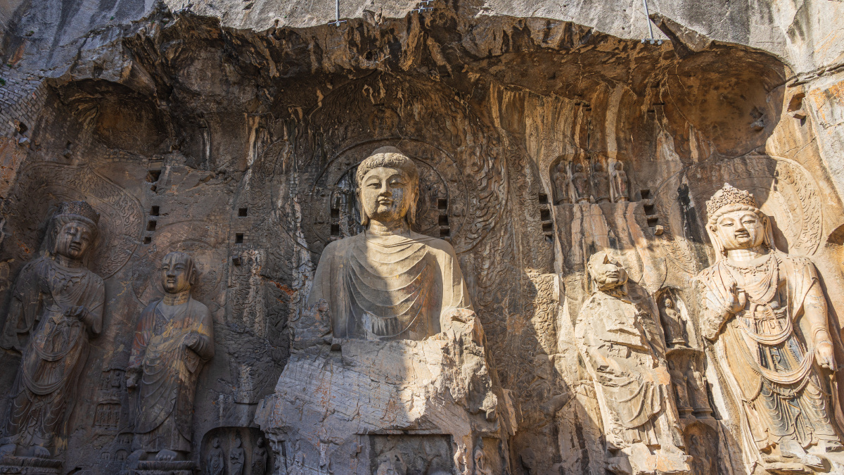 龙门石窟卢舍那大佛