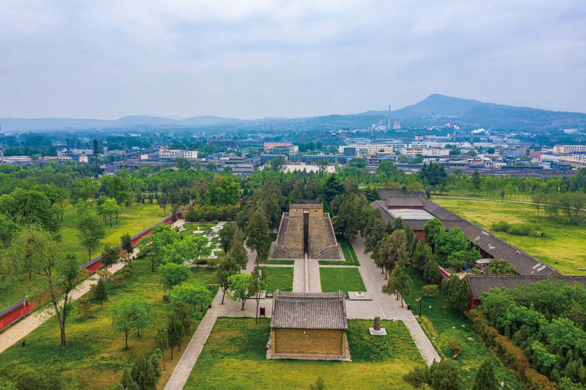 航拍登封观星台