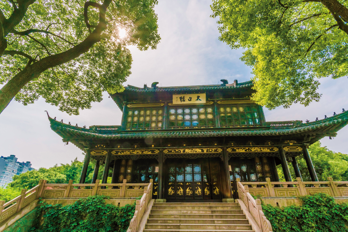 溧阳太白楼风光