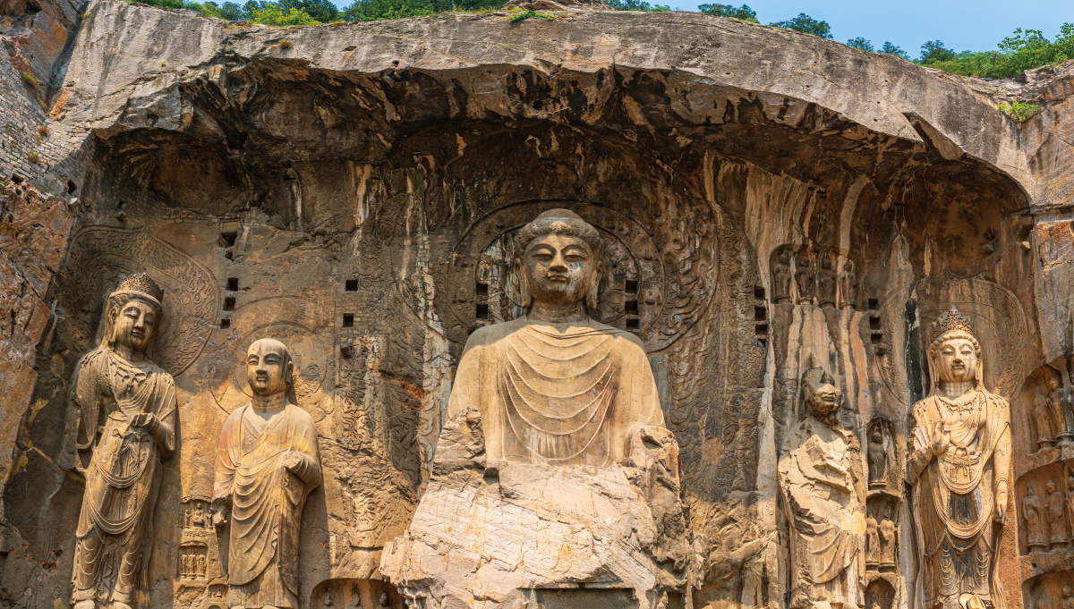 洛阳龙门石窟卢舍那大佛