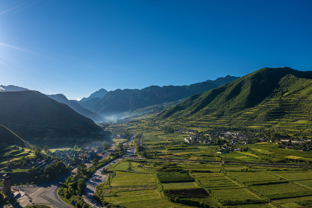 甘南临潭冶力关风光