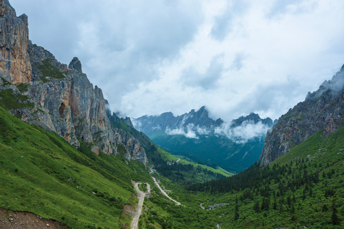 甘南洛克之路风光