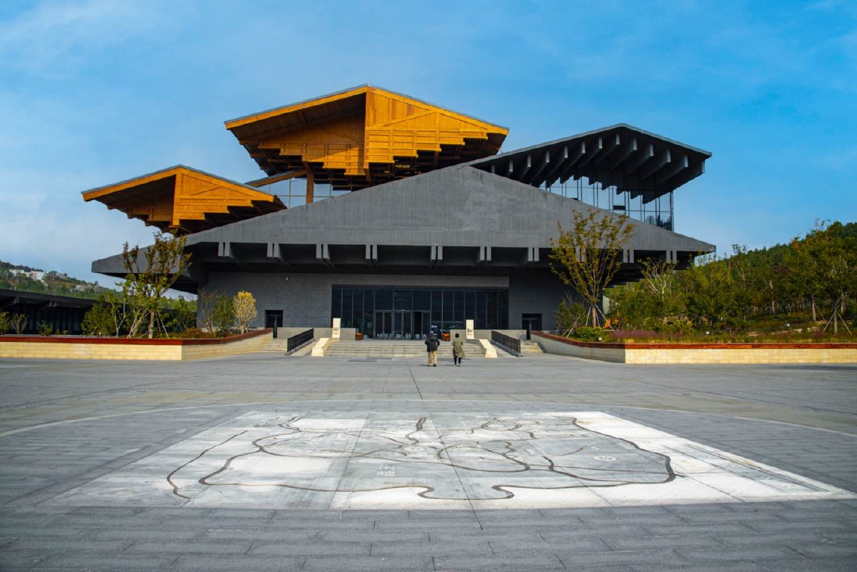 中国徐州园林博览会综合馆的外貌