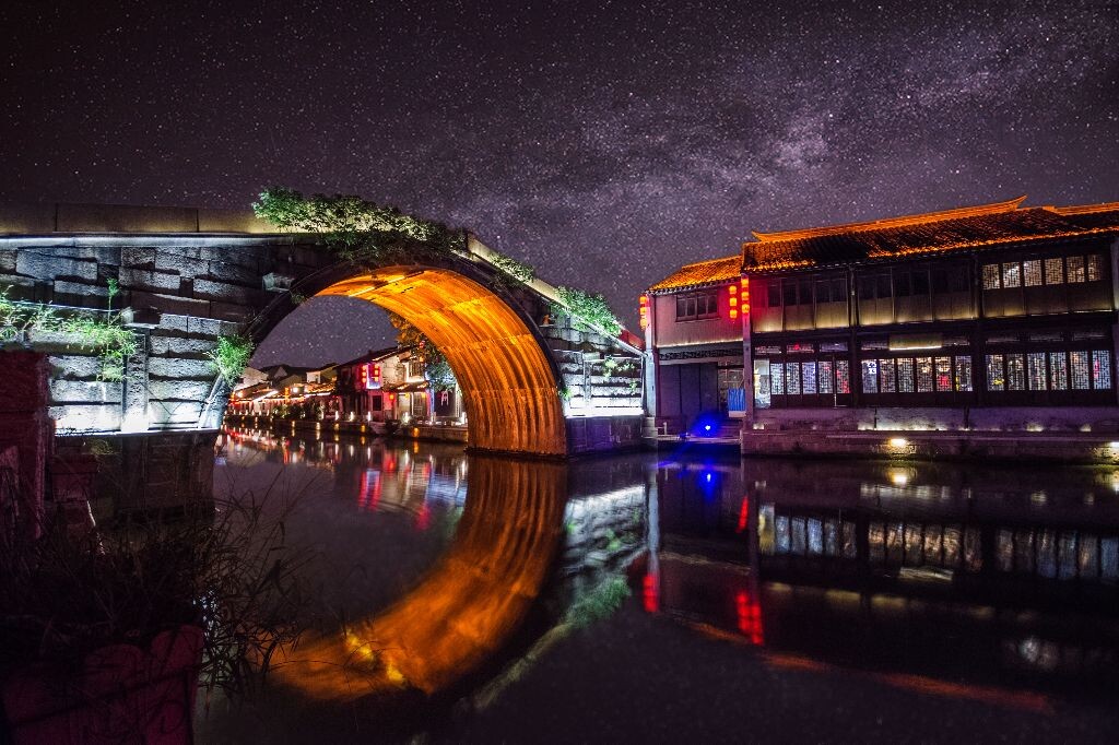 清明桥星空，意淫一下