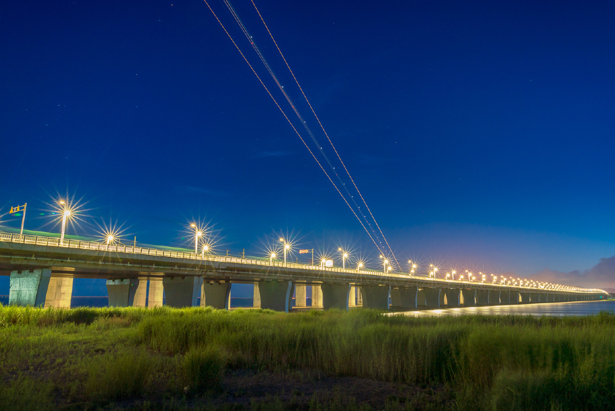 南口大桥夜色