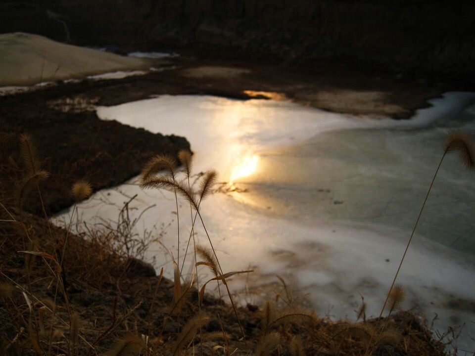 夕阳<br />
