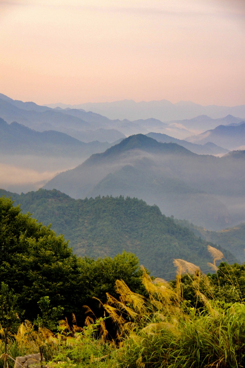 秘境梁家山浙江武义