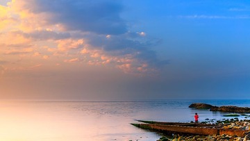 止锚湾日出