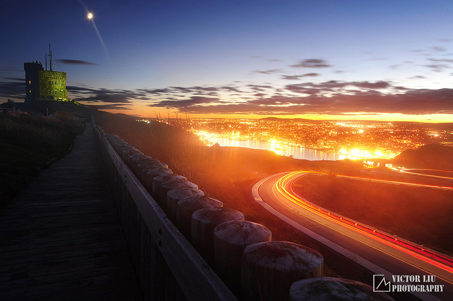 圣约翰,纽芬兰的首府,这充满了浪漫的城市是由五颜六色的小房子组成的