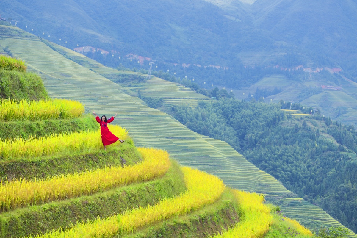 龙脊梯田人像摄影