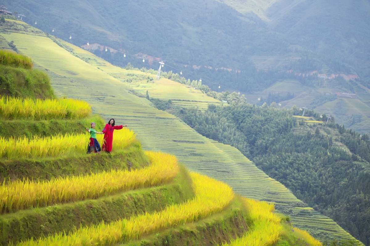 龙脊梯田人像摄影