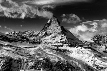 Matterhorn in B&W
