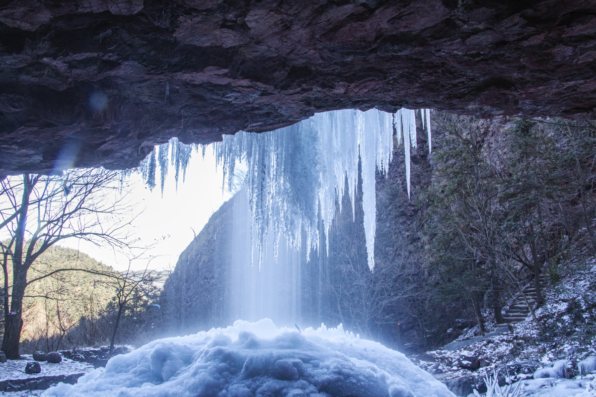 鹁鸪水帘洞的冰挂 - foblss - 图虫