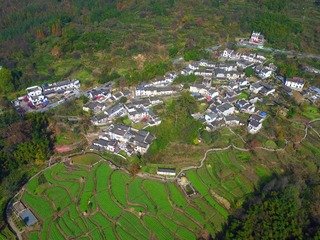 Aerial shooting of China's rural production and life scenes (213)