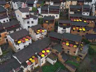 Aerial shooting of China's rural production and life scenes (212)