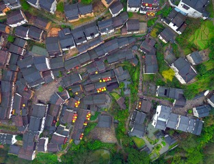 Aerial shooting of China's rural production and life scenes (211)