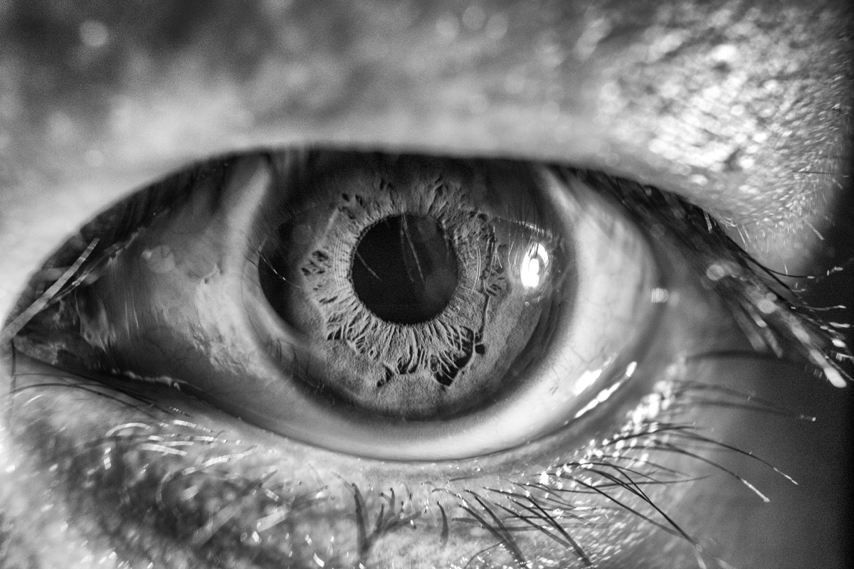 眼睛快被照瞎了.