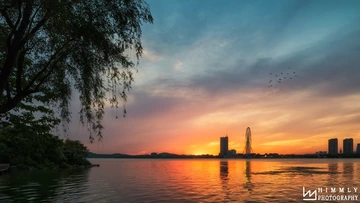 蠡湖晚霞
