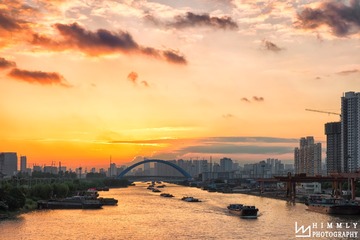 运河夕照