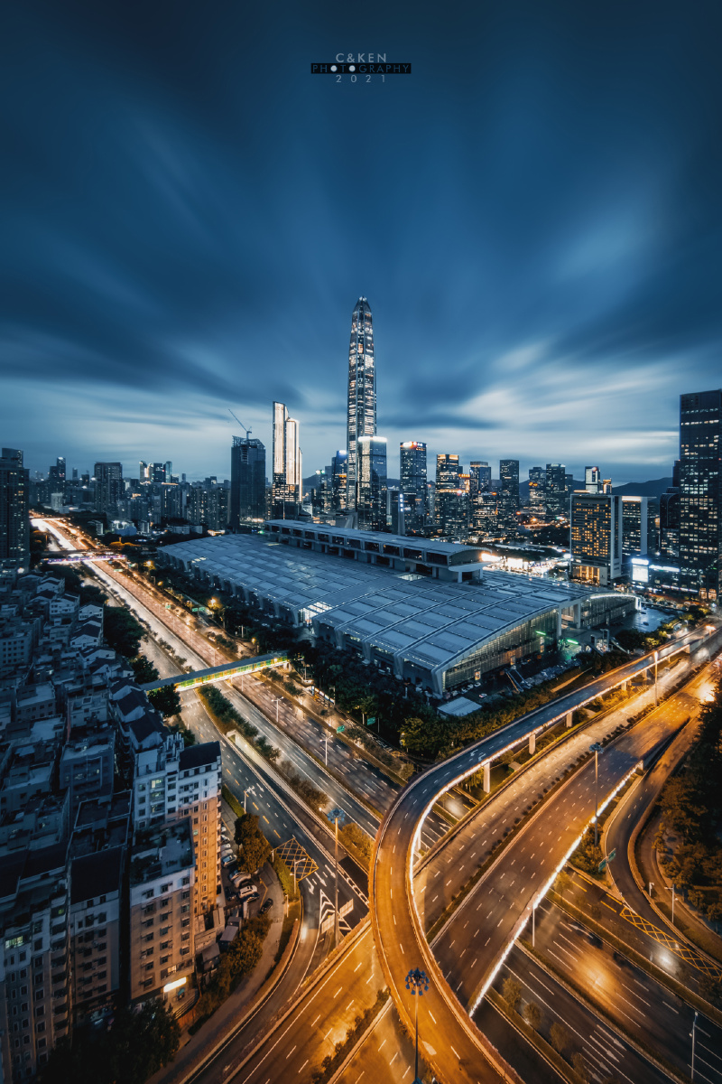 深圳会展中心华为p50pro拍摄