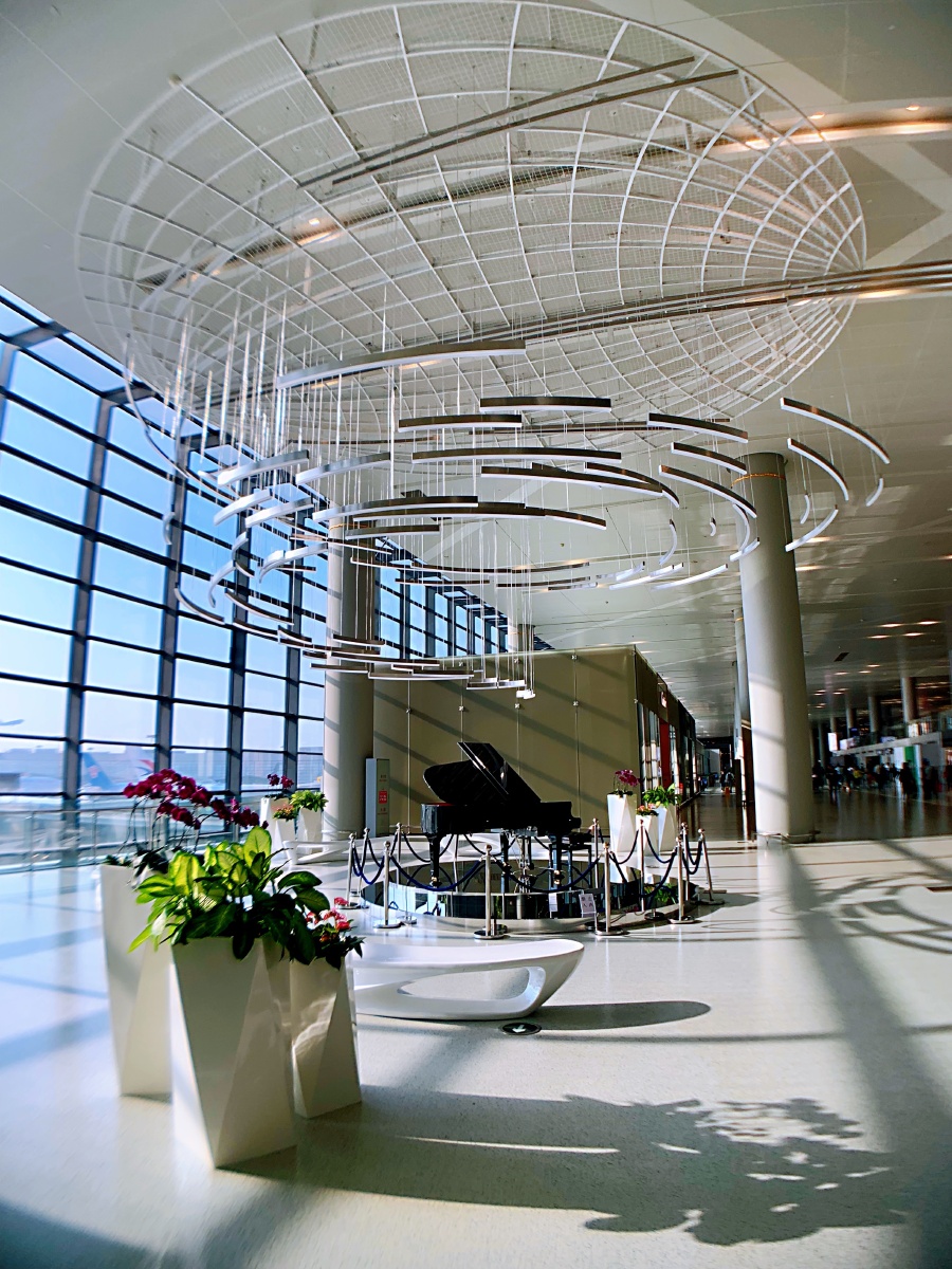 上海虹桥机场t2航站楼候机厅