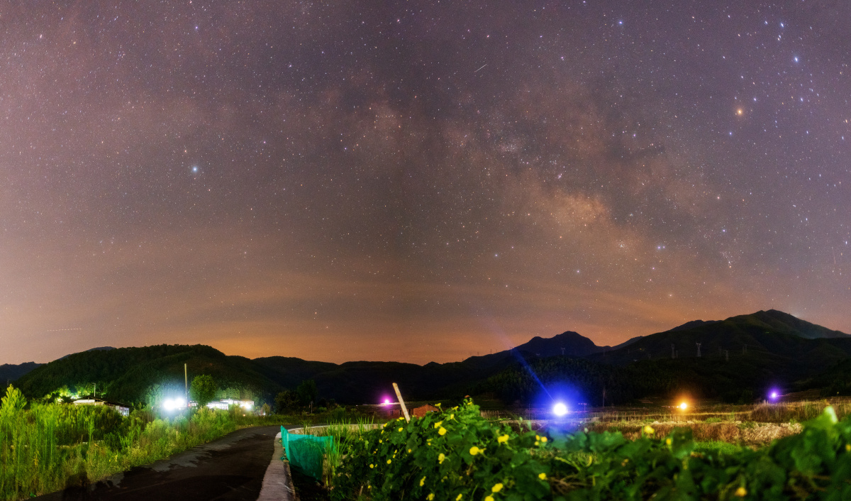 乡村夜空