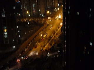 俯视^车水马龙