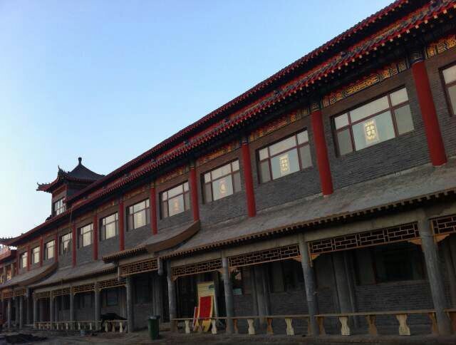 饶阳镇海寺  建设中的东单寮房