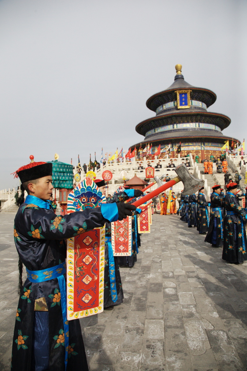 无复屠苏梦,挑灯夜未央～～～昔日天坛公园祭天