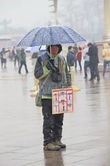 等候 2015年2月28日北京东城区 天安门广场留影_09