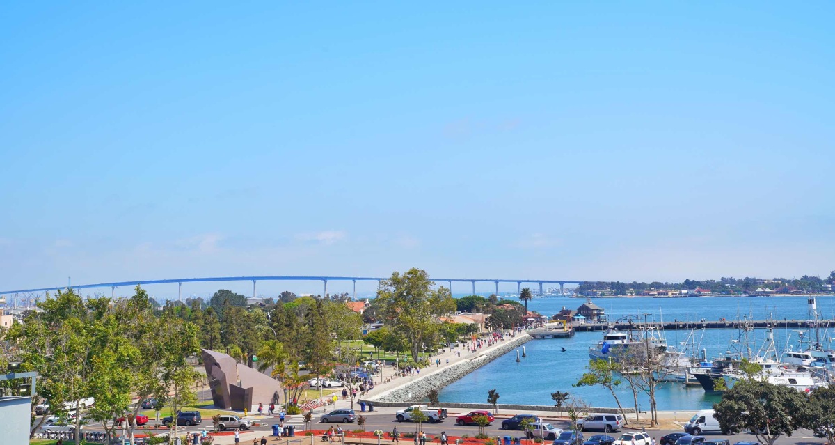 中途岛号航空母舰360度俯瞰圣地亚哥美景