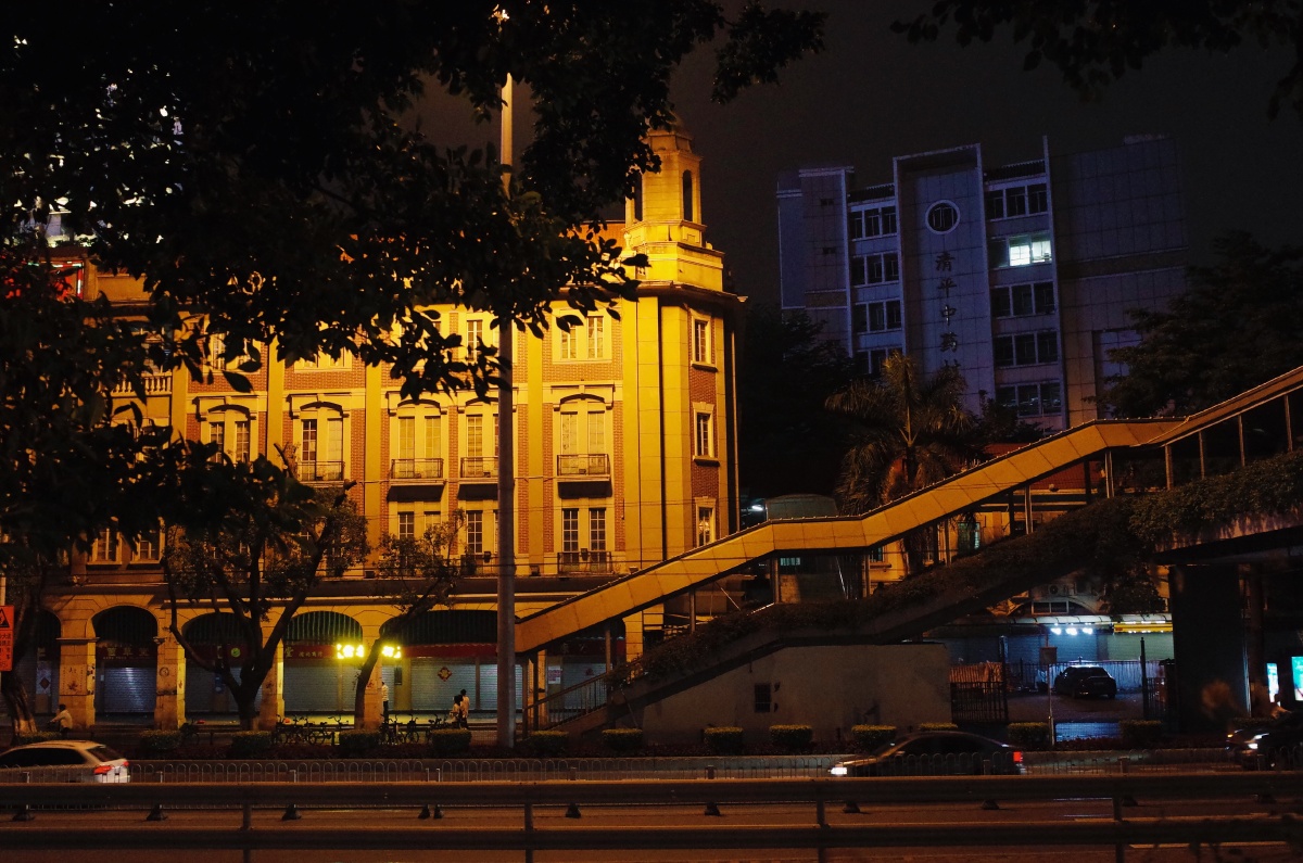 广州沙面夜景