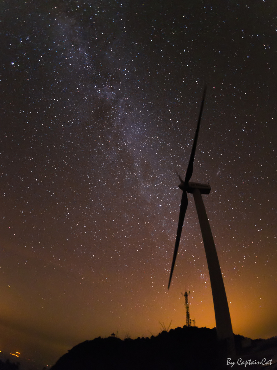 九宫山 银河风车