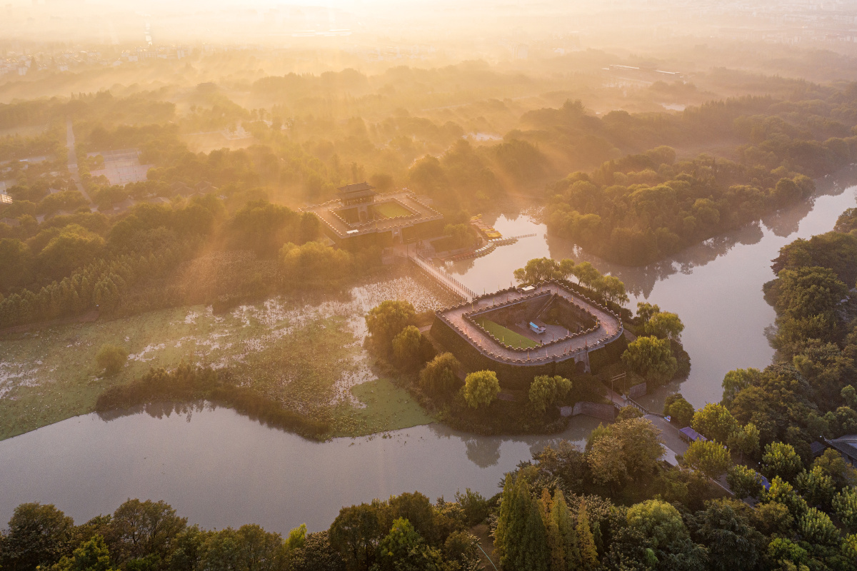 扬州宋夹城秋晨