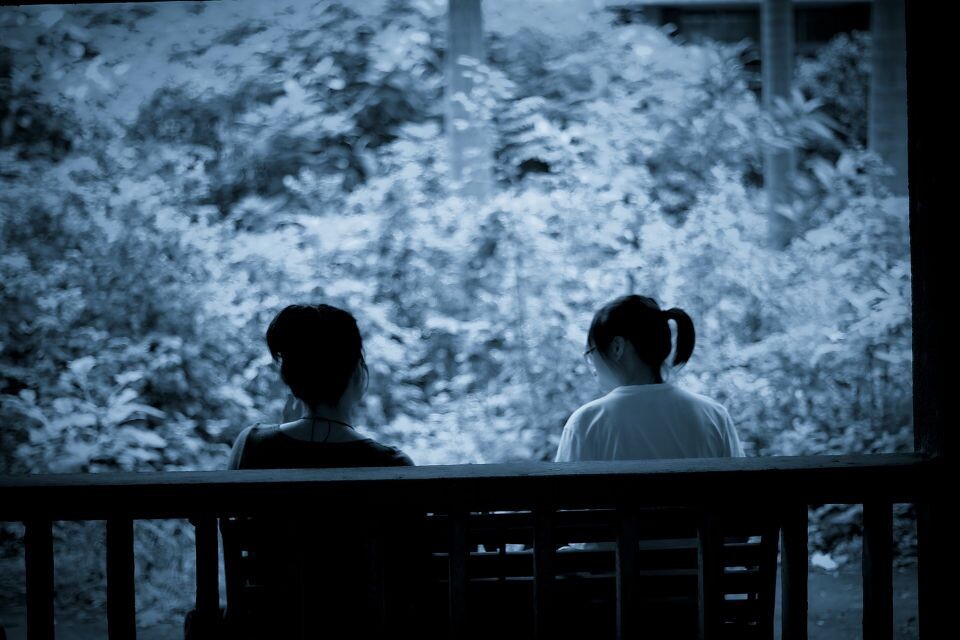 母女<br />
随拍