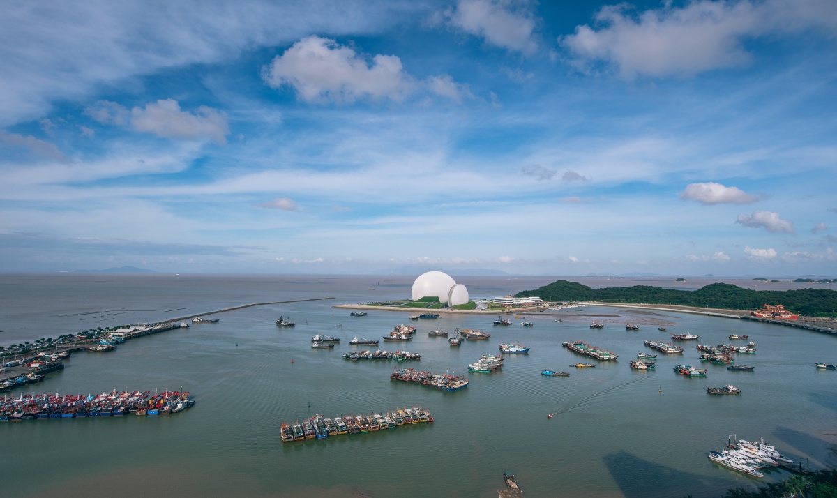 珠海香洲港全景
