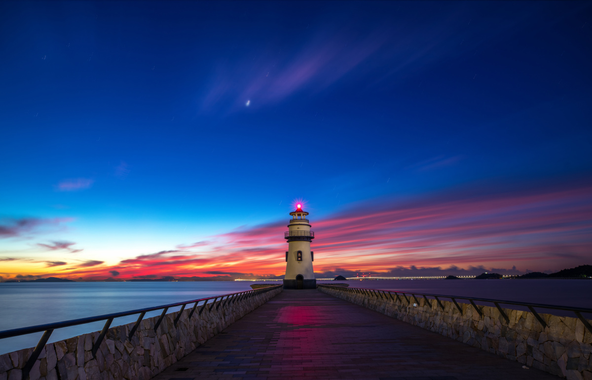 珠海市爱情灯塔星轨