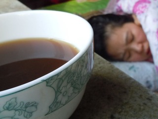 病痛中的女人