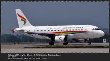 Airbus A319 - MSN 4846 - B-6438 Airline Tibet Airlines