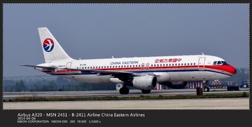 Airbus A320 - MSN 2451 - B-2411 Airline China Eastern Airlines