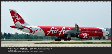 Airbus A330 - MSN 952 - 9M-XXA Airline AirAsia X